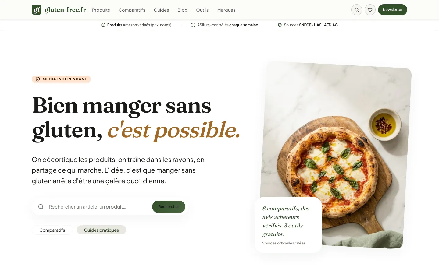 Gluten-Free.fr, média éditorial sans gluten